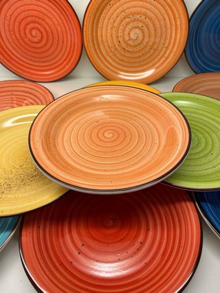Set 6 Piatti Frutta Ceramica