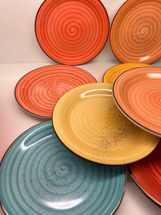 Set 6 Piatti Frutta Ceramica
