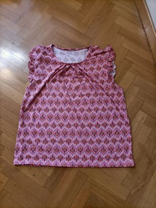 Blusa Cortefiel Coral y Rosa