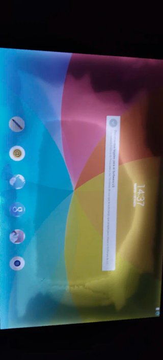 Tablet LG V700 10 Negra y blanca