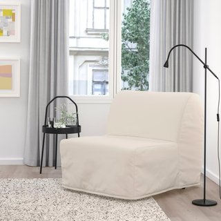 Sofá Cama Individual Blanco Ikea Lycksele