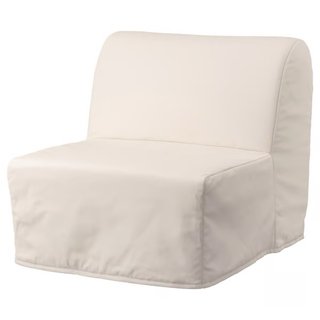 Sofá Cama Individual Blanco Ikea Lycksele