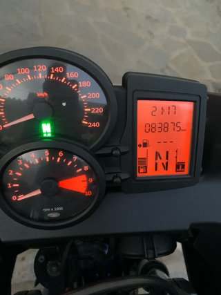 BMW F800ST Azul y Blanca
