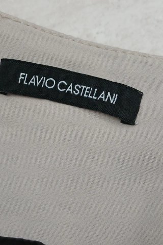 Abito Mini Flavio Castellani Bicolore Nero/Beige