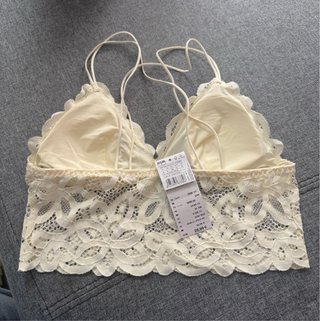 Top encaje beige/blanco Talla S