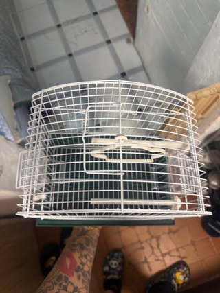 Jaula para pájaros pequeña