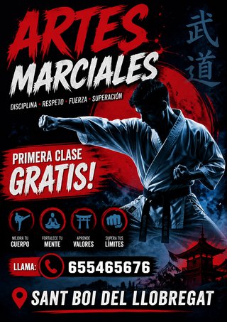 GRATIS CLASE 1 - MARTIAL ARTS