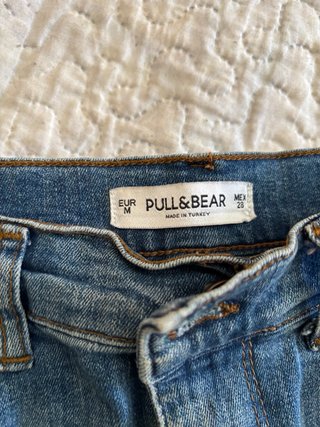 Falda vaquera Pull&Bear azul
