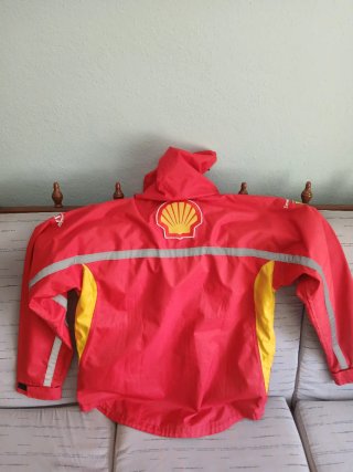 Chubasquero reflectante Ferrari,Shell V-power