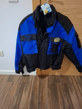 Chaqueta Moto Hombre BERING Talla L Azul/Negra