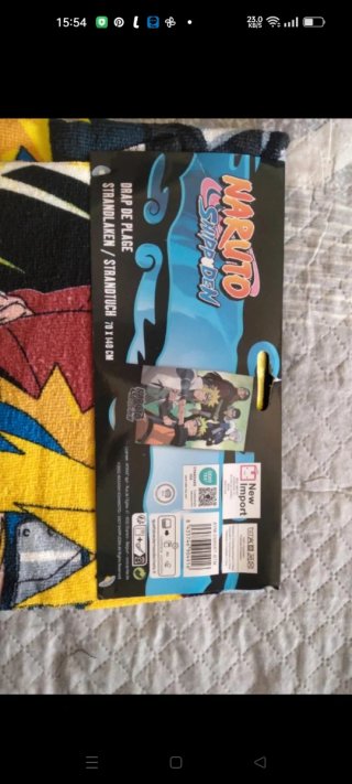 Toalla Naruto Shippuden Playa 70x140cm