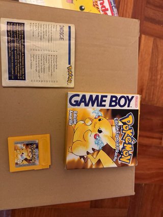 Pokemon Amarillo Edición Especial Pikachu