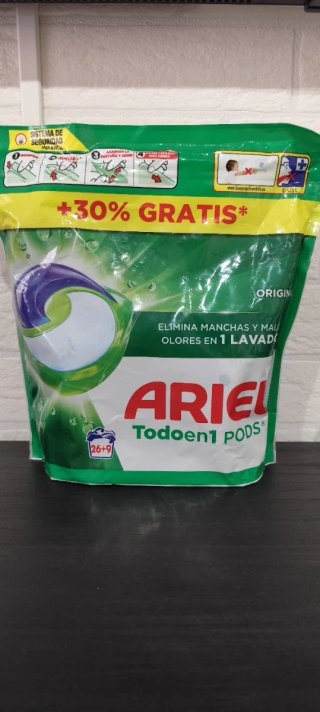 Cápsulas Ariel Todo en 1 PODS 26+9
