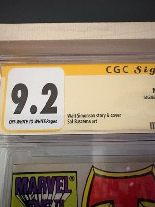 Thor #373 (1986) CGC Signature Series 9.2 Firmado
