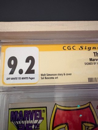 Thor #373 (1986) CGC Signature Series 9.2 Firmado