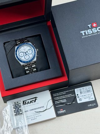 Tissot PR516 Cronografo Acciaio Blu