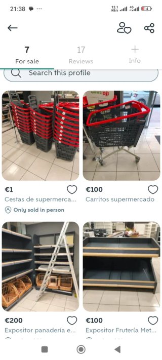 Carritos de supermercado