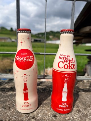 Bottigliette Coca Cola 125° Anniversario