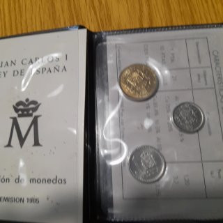 Cartera de monedas Emisión 1985