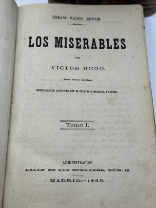 Los miserables 5 tomos