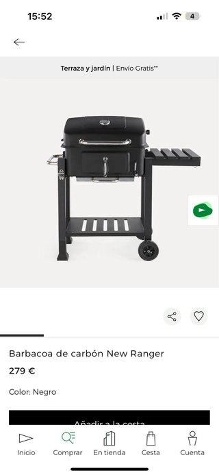 Barbacoa Carbón New Ranger
