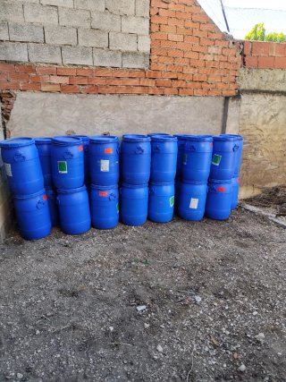 Parck 2 bidones 60l con tapadera de rosca