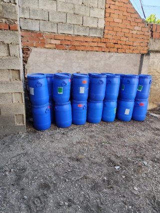 Parck 2 bidones 60l con tapadera de rosca