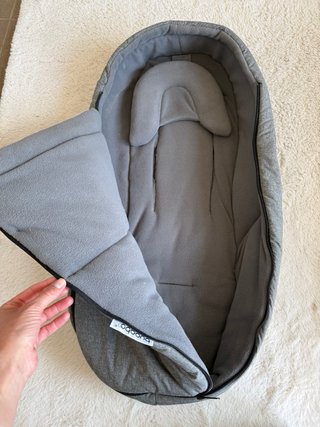 Capazo y saco Bugaboo Bee 5 gris