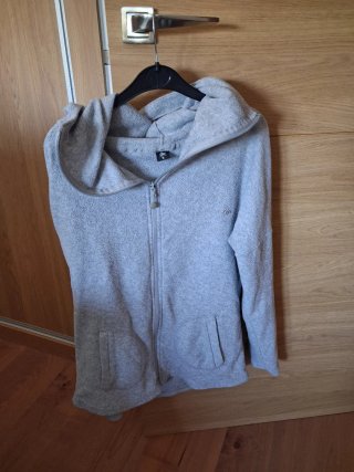 Sudadera deportiva gris talla S