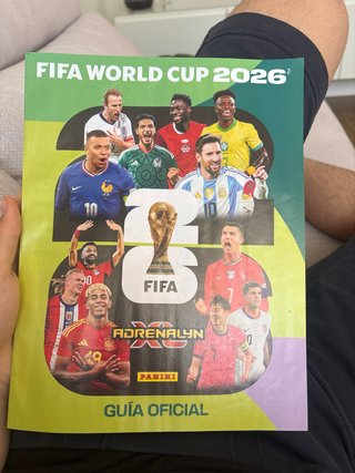 Álbum Panini Adrenalyn Mundial 2026