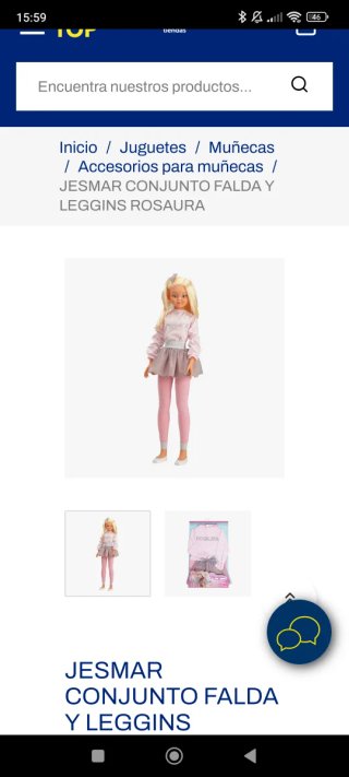 Conjunto muñeca ROSAURA