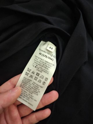 Body Alexander McQueen nero taglia 44