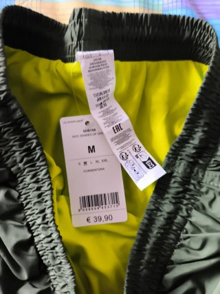 Bañador degradado verde y amarillo