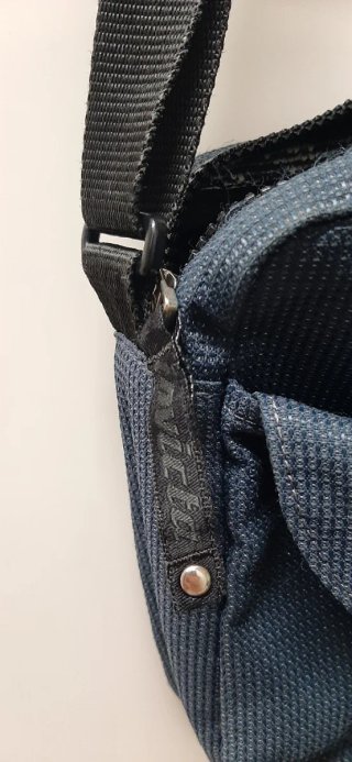 Borsello marsupio uomo Invicta blu vintage