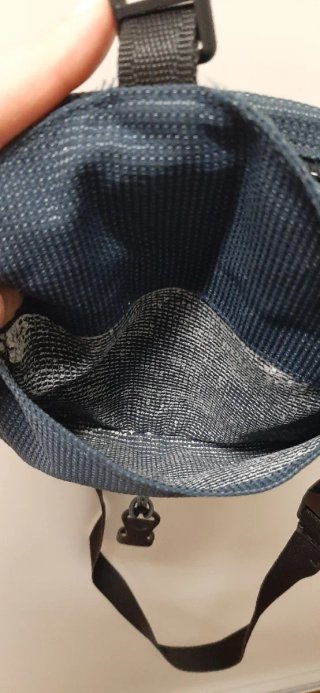 Borsello marsupio uomo Invicta blu vintage