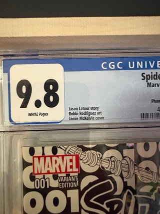 Spider-Gwen #1 (2015) CGC 9.8 White Pages -Phantom