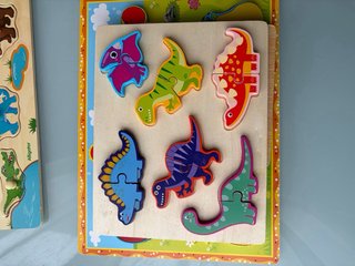 Puzzle Frutas Educativo Madera