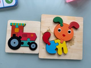 Puzzle Frutas Educativo Madera
