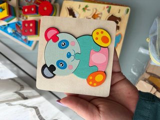 Puzzle Frutas Educativo Madera