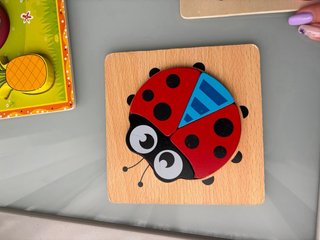 Puzzle Frutas Educativo Madera