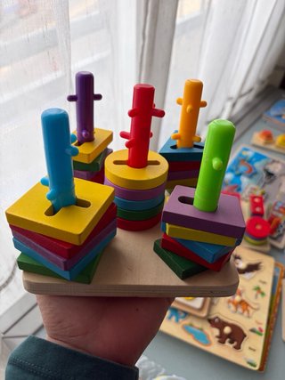Puzzle Frutas Educativo Madera
