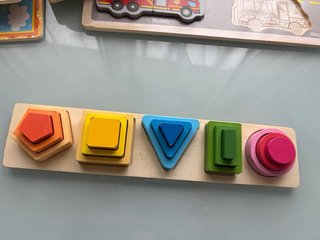 Puzzle Frutas Educativo Madera