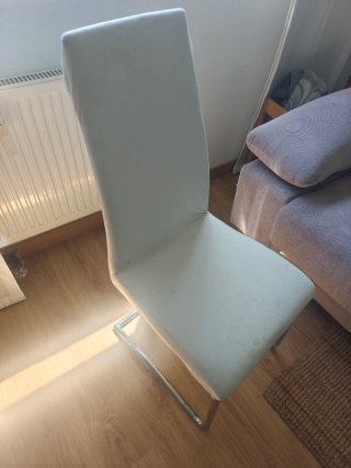 Mesa comedor de cristal y regalo 6 sillas