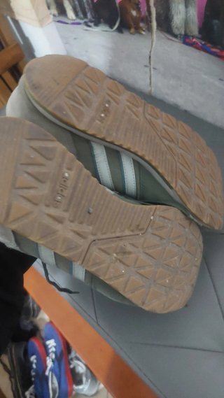 Adidas 8K Scarpe Verdi/Bianche Tg 43.5