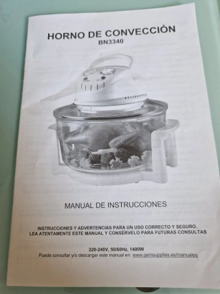Horno de Convección 12 Litros