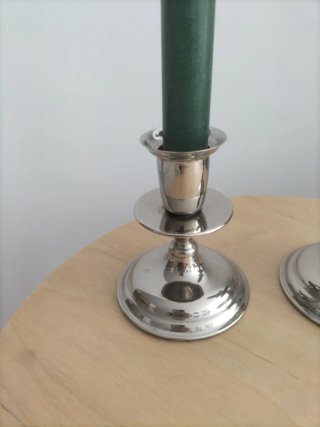 Candelabros vajilla antigua plata plateado vintage