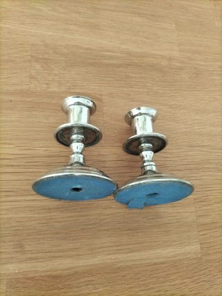 Candelabros vajilla antigua plata plateado vintage