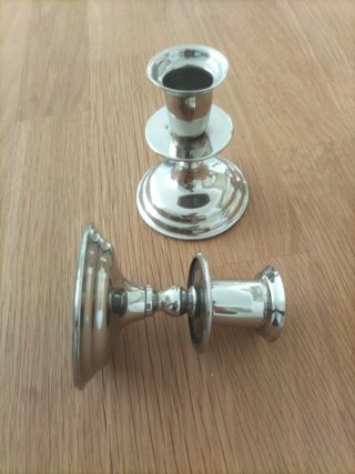 Candelabros vajilla antigua plata plateado vintage