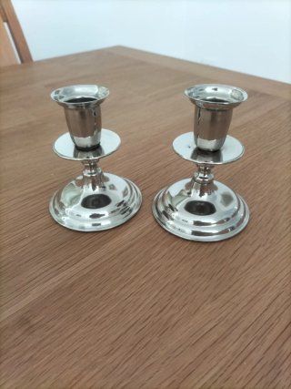 Candelabros vajilla antigua plata plateado vintage