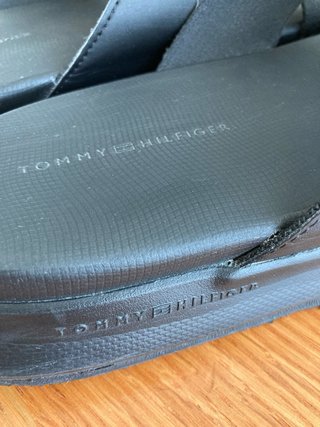 Sandalias Tommy Hilfiger Hombre Negras